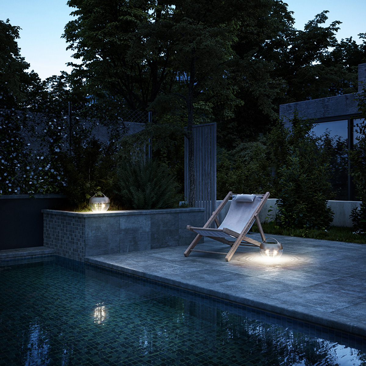 IP44.de Aqu S LED Solar- / Akkuleuchte, bright bronze (Bronze)