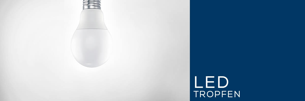 Kategoriebanner Leuchtmittel LED Tropfen