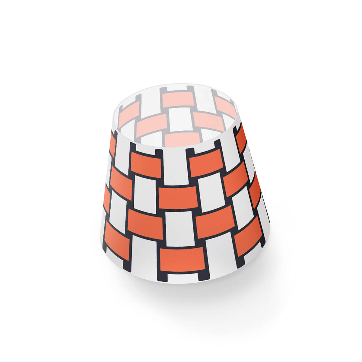 Basket Weave Pumpkin Orange