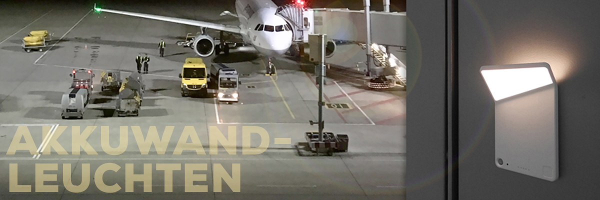 Kategoriebanner Akkuwandleuchten