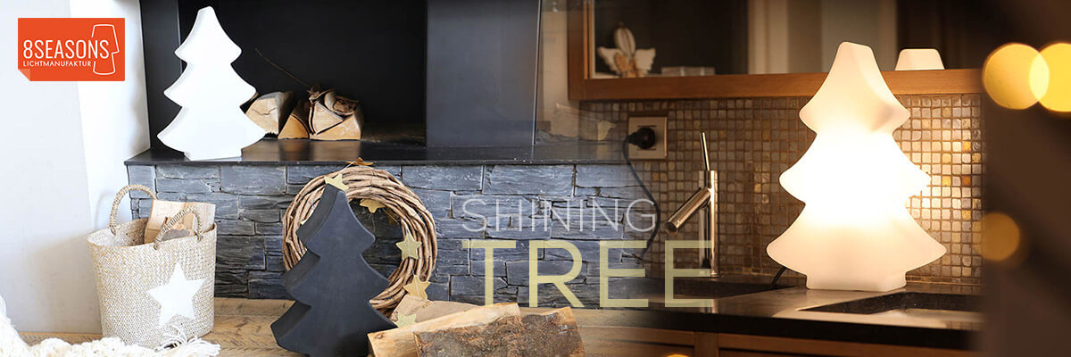 Kategoriebanner Marke 8 seasons design shining tree