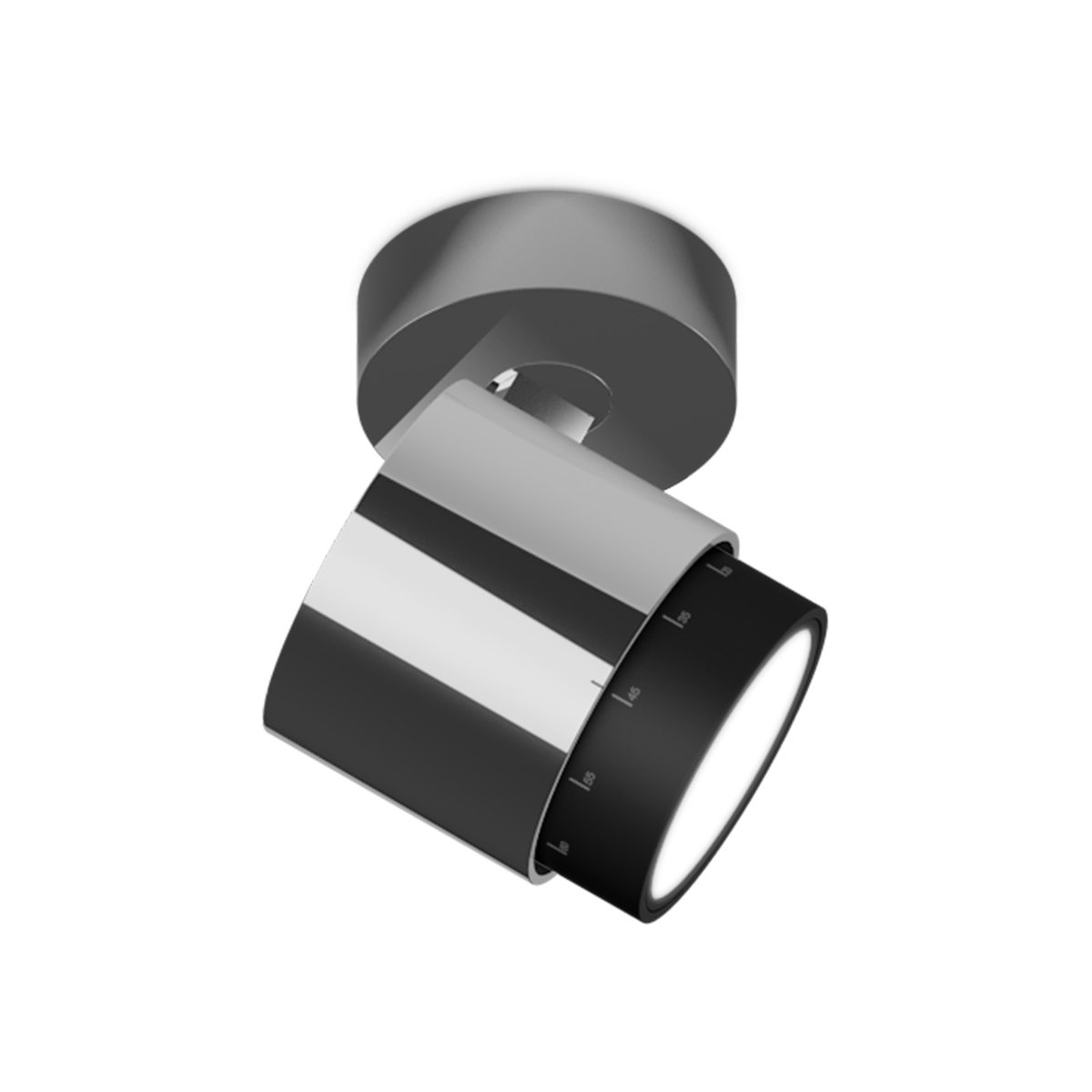 Chrome, lens: black matt