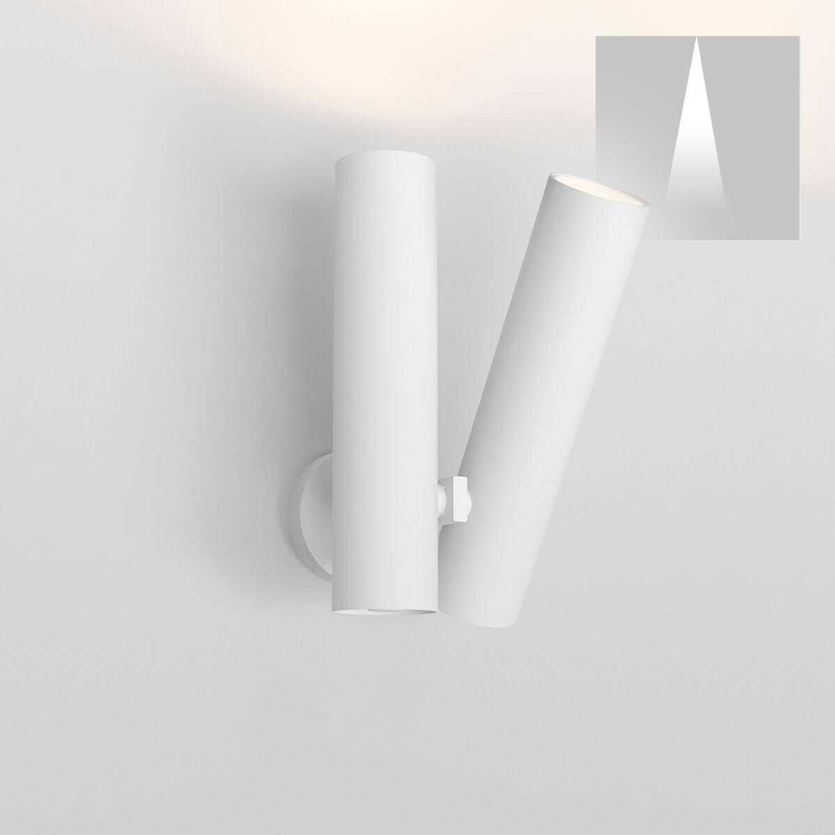 Beam angle 30°, white matt