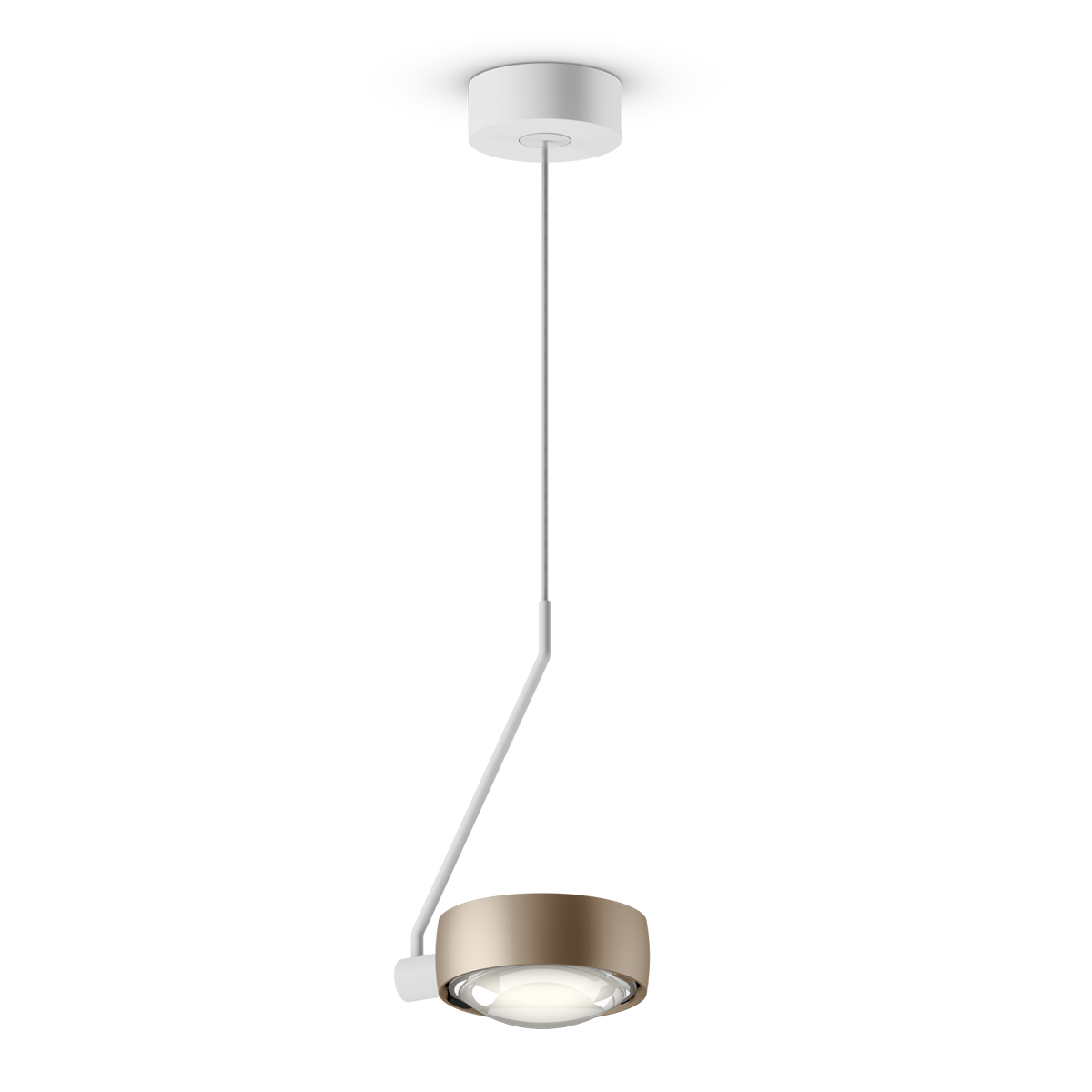 gold matt / white matt