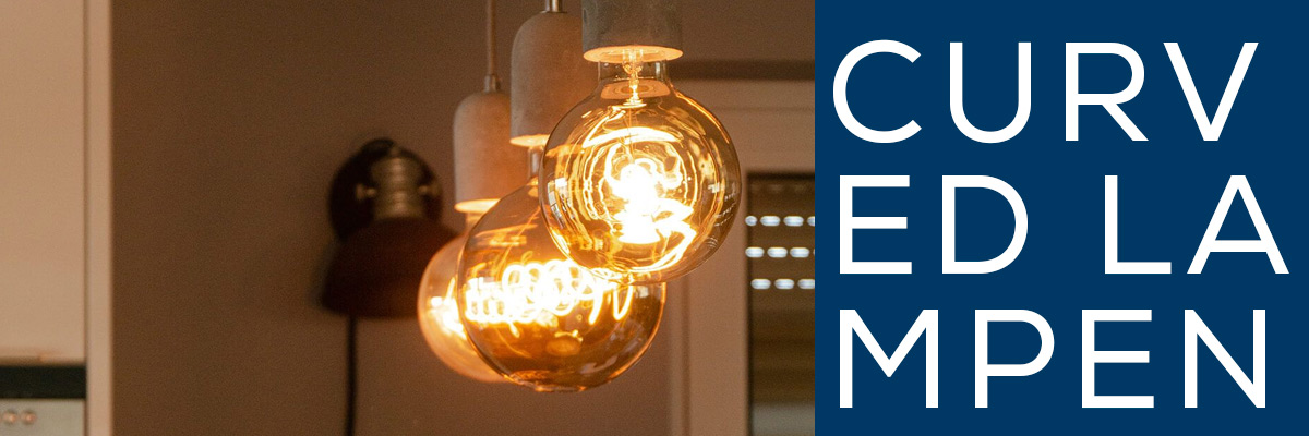 Kategoriebanner Leuchtmittel dekorativ  Curved Lampen