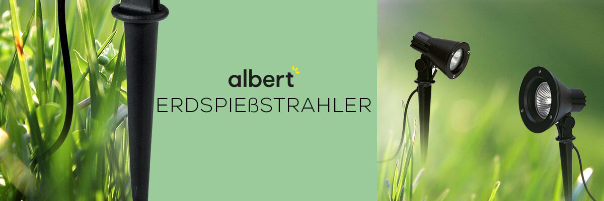 Kategoriebanner Marke Albert  Erdspießstrahler