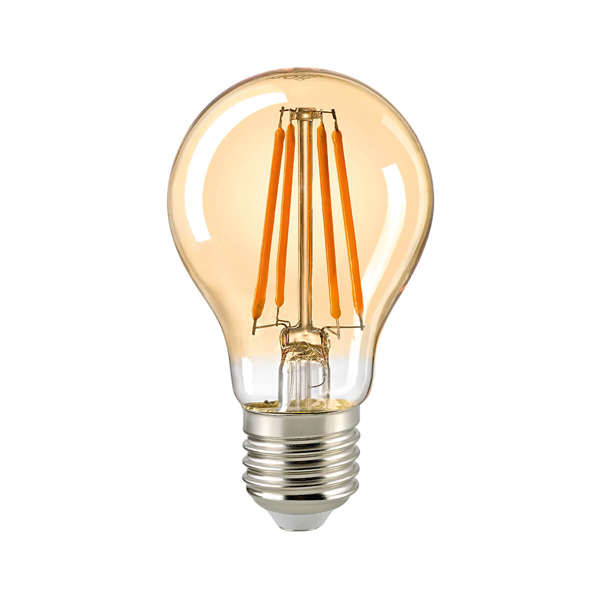 LED Filament Normallampe E27 Gold, 4,5 W, 2500 K, dimmbar