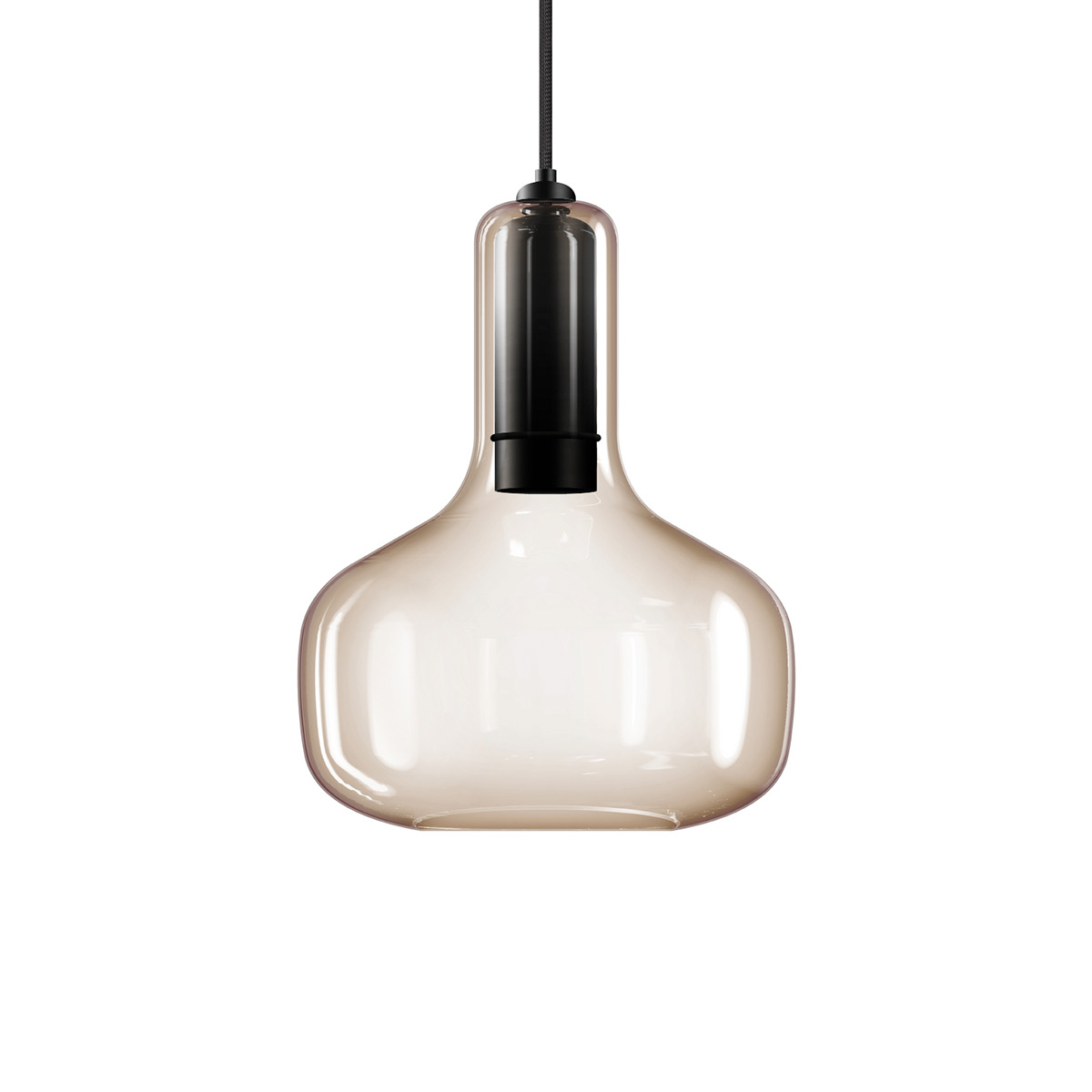 Ø: 25,6 cm, Glas amber (bernstein)