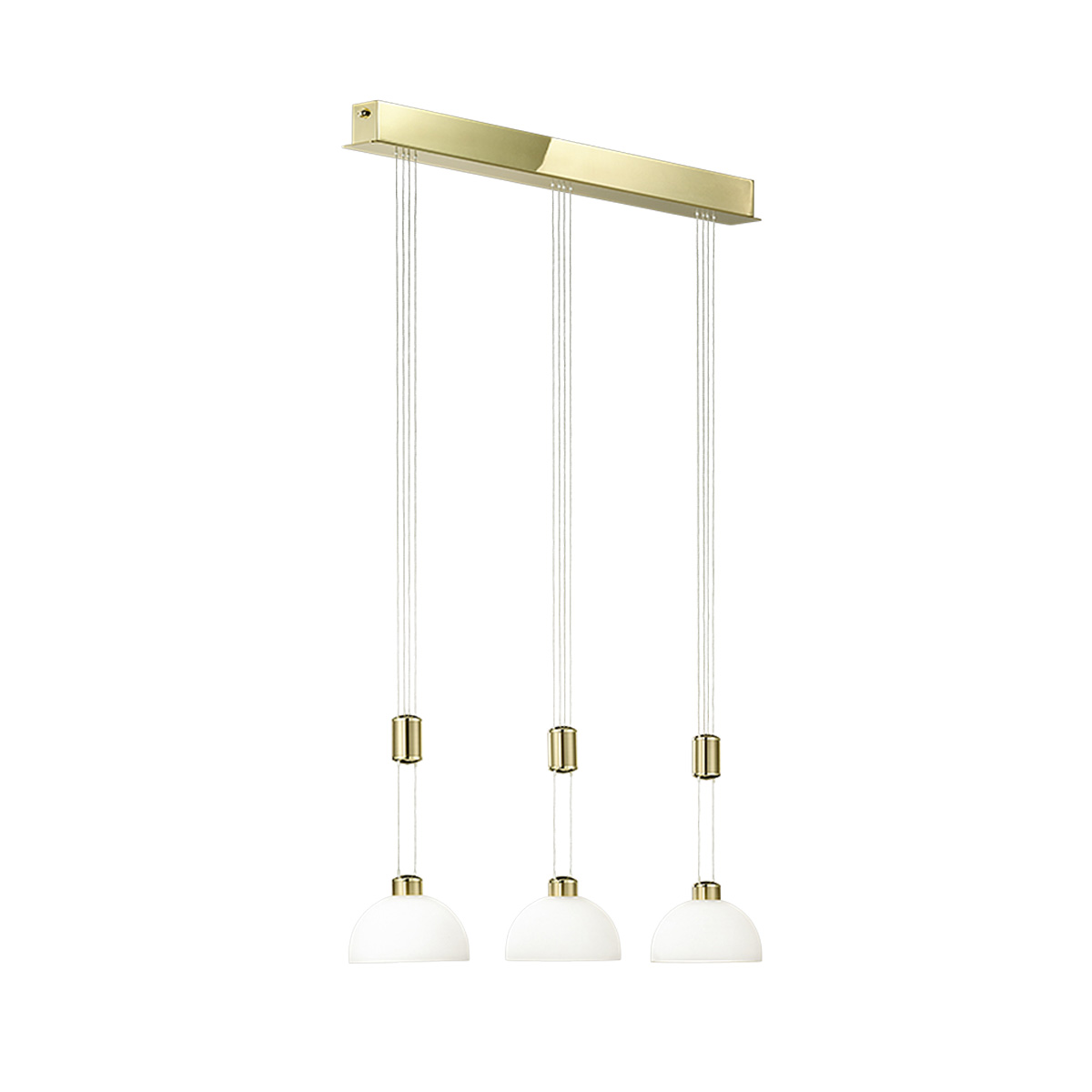 Matt / polished brass