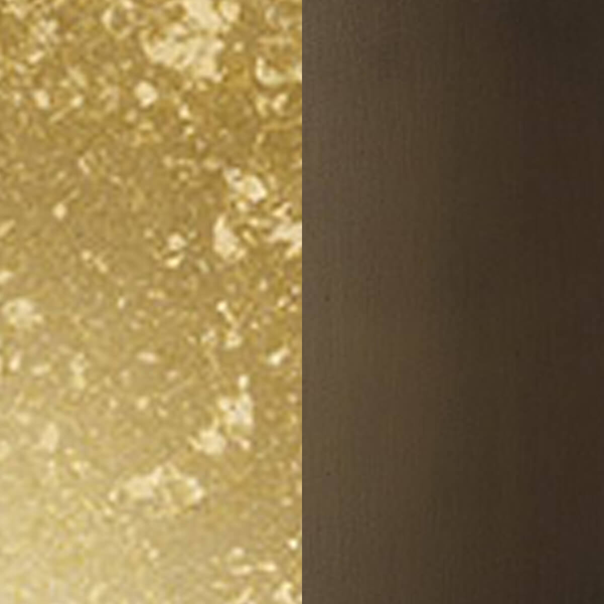 Gold powder-coated / brushed bronze