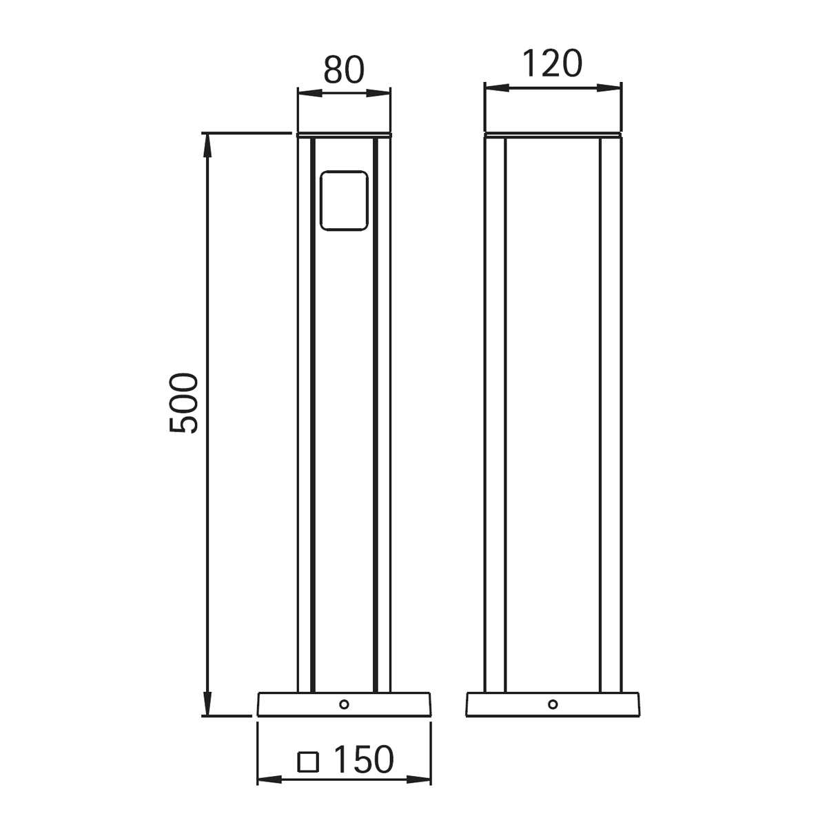 2105/6 Steckdosensäule