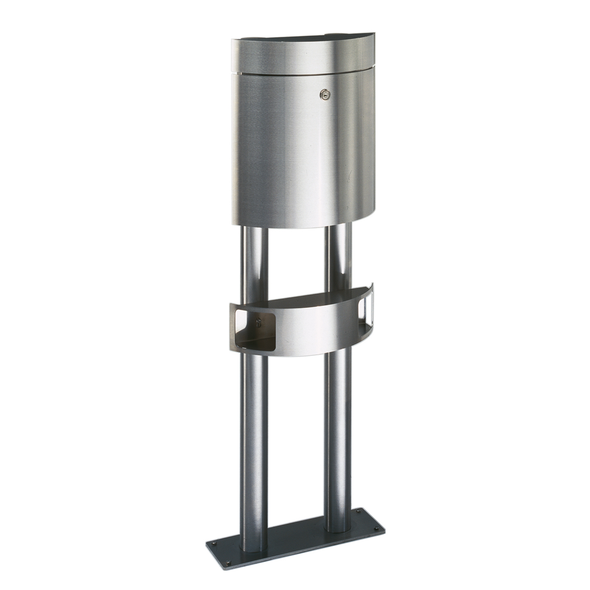 690765 Standbriefkasten mit Zeitungsfach