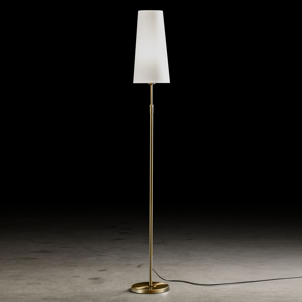 Messing matt, Chintz weiß