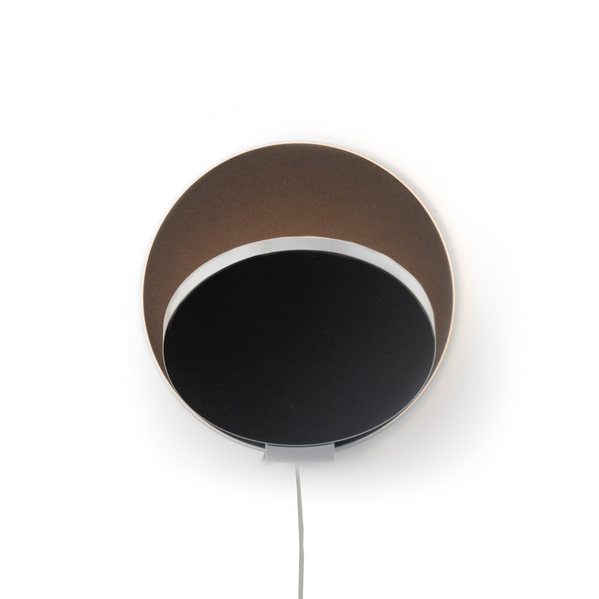 Front: black metallic