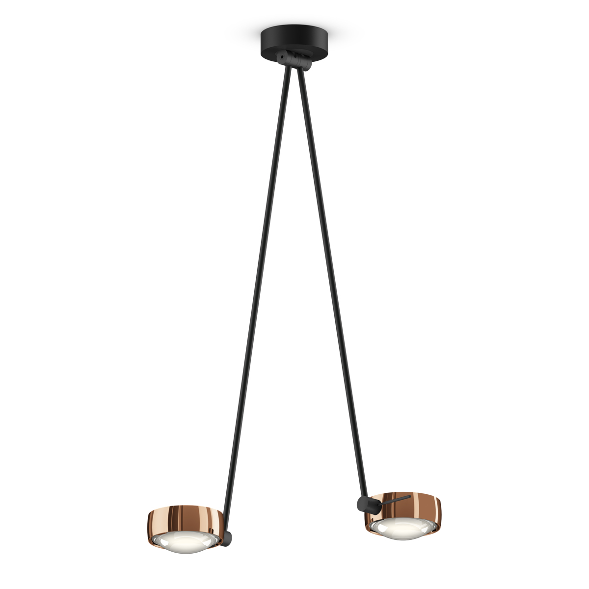 Roségold / schwarz matt