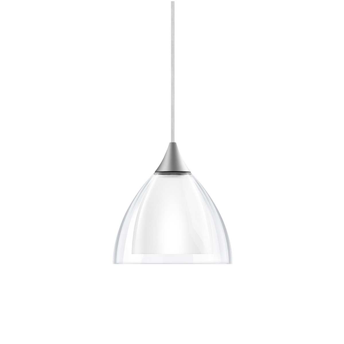 Matt chrome / crystal clear