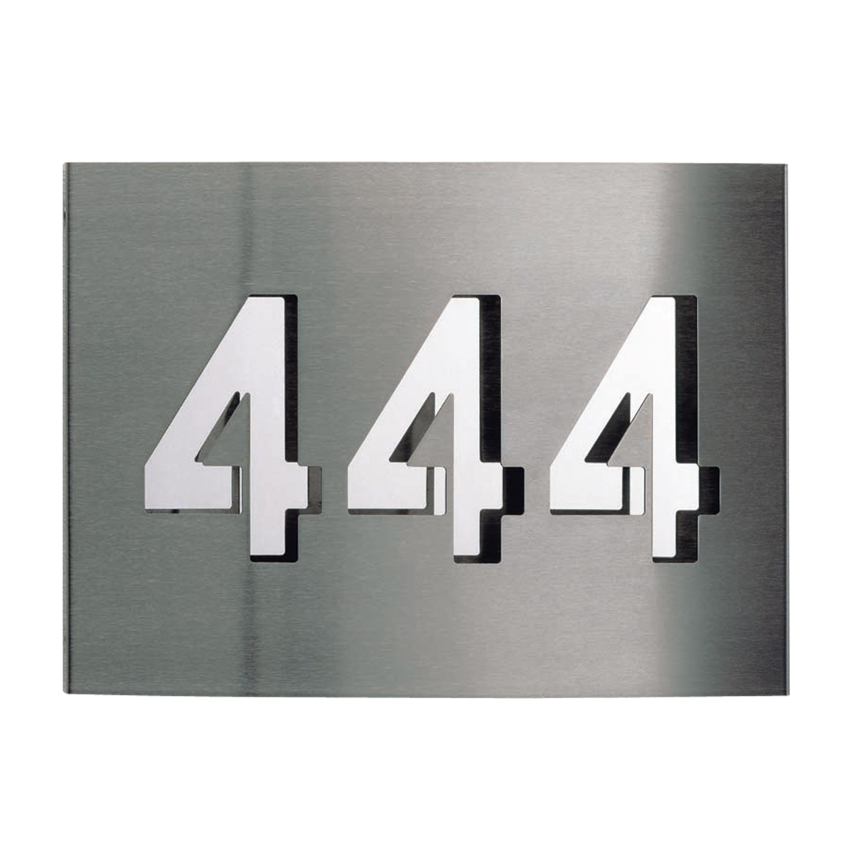 3 digits, stainless steel