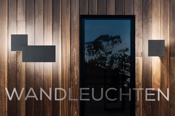 Kategoriebanner Wandleuchten Outdoor