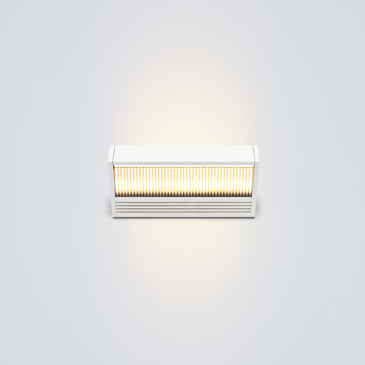 white lacquered, 3000K, lenses: satinée / louvre