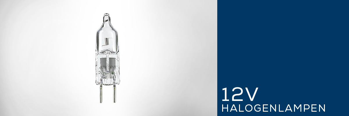 Kategoriebanner Leuchtmittel Halogenlampen 12V