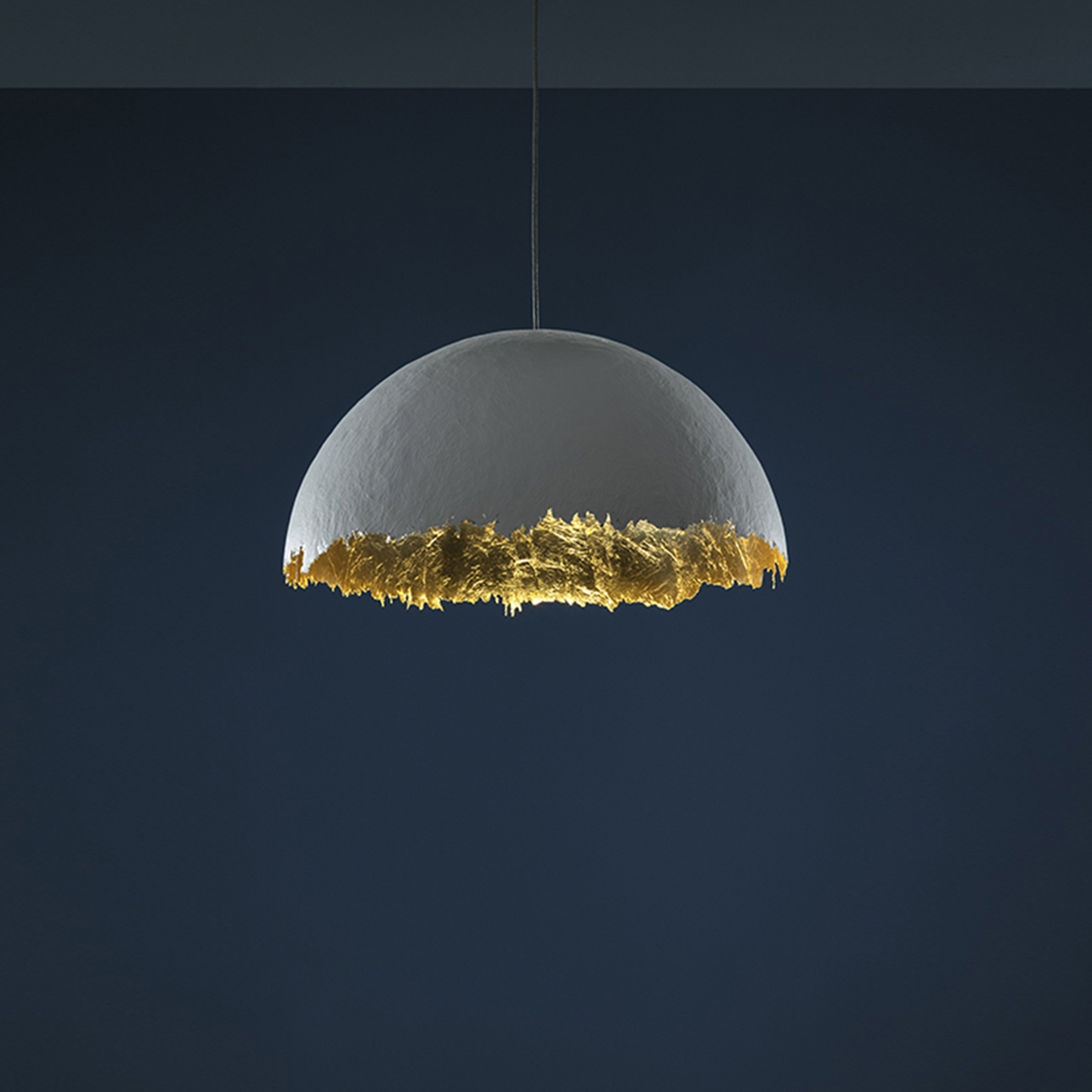 Ø: 80 cm, shade: white / gold