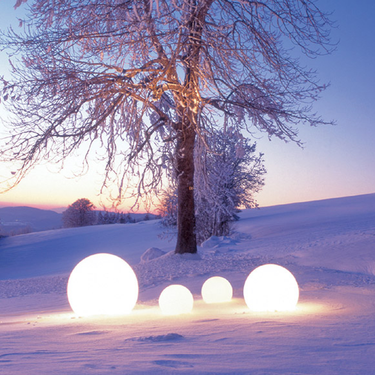 Vollkugel MBG mit Eingrabsockel