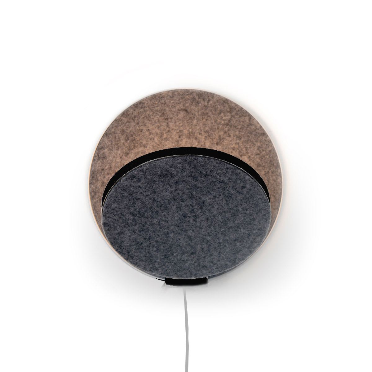 Front: Oxford gray felt