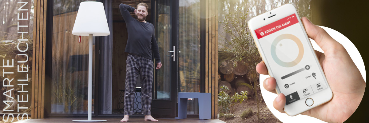 Kategoriebanner smarte Stehleuchten