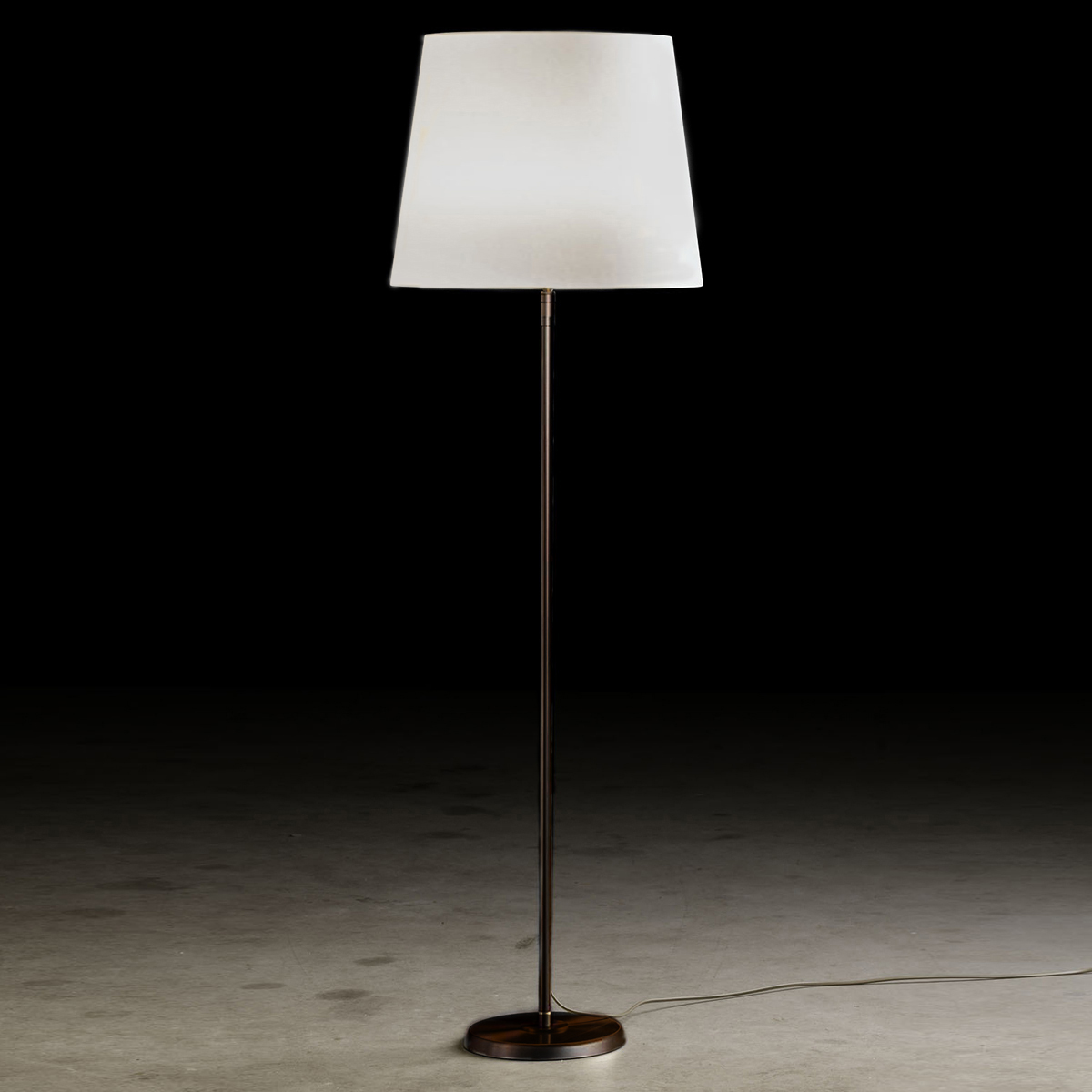 Fumé matt, Chintz weiß