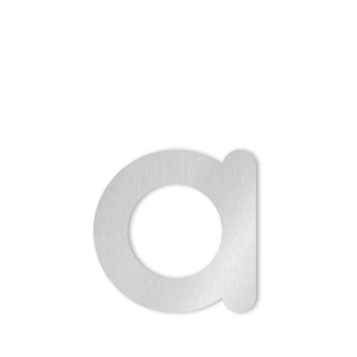 Letter a, stainless steel