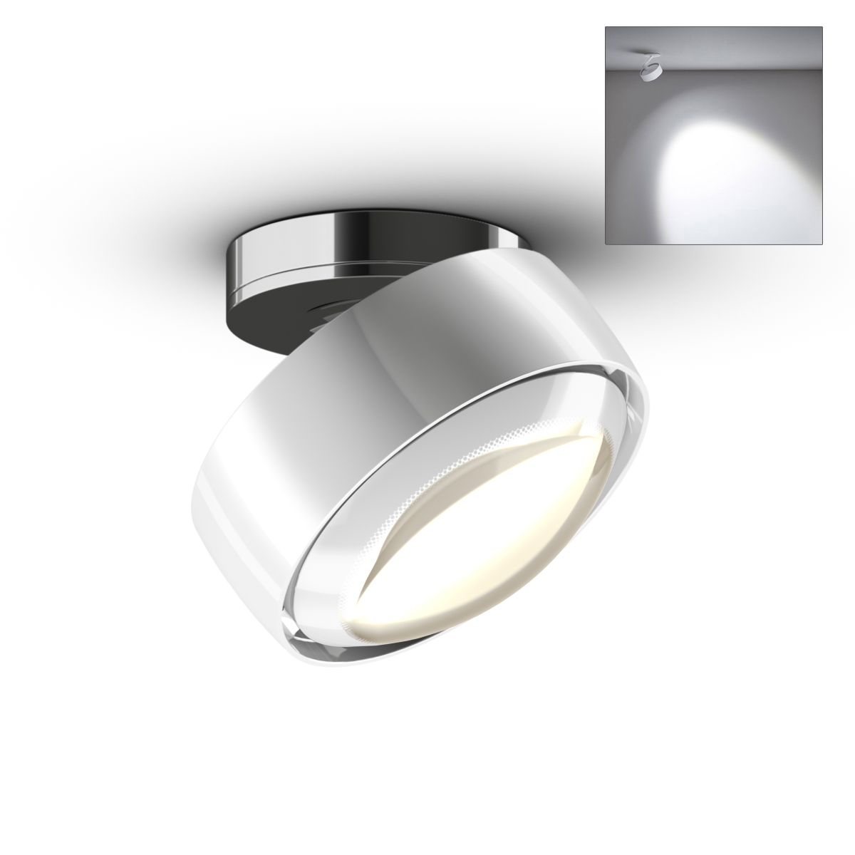 Più alto Volt S40 Deckenstrahler, 2700 K