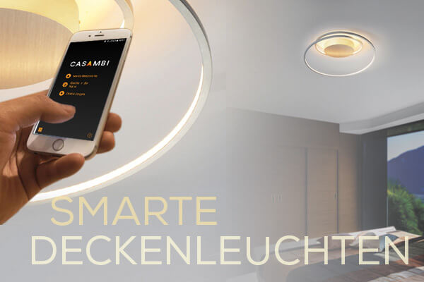 Kategoriebanner smarte Deckenleuchten