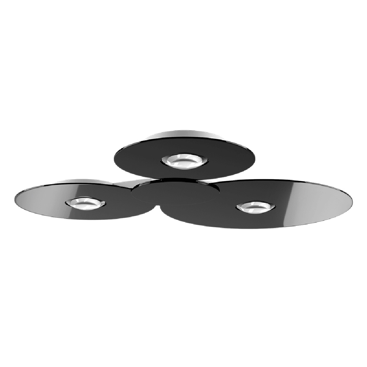 3000 K, glossy black