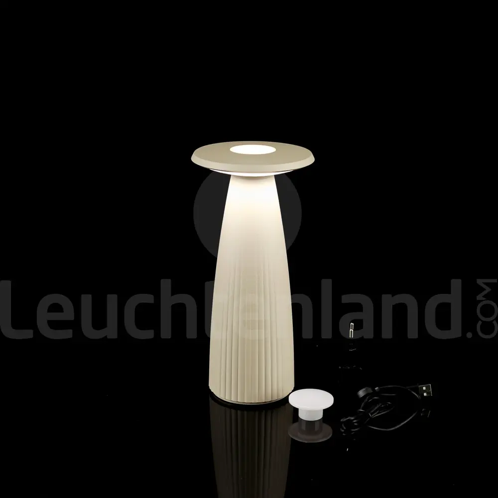 Nuflair LED Akkuleuchte & Vase