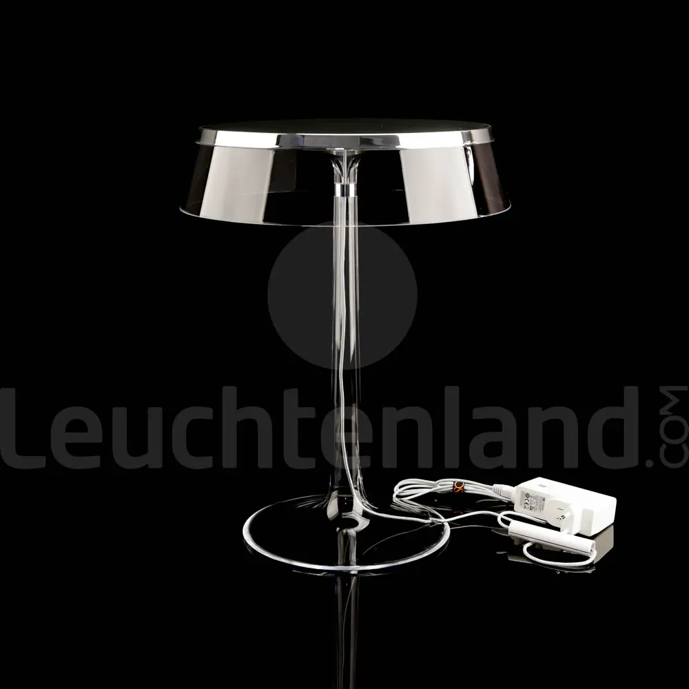 Bon Jour Tischleuchte, Chrom